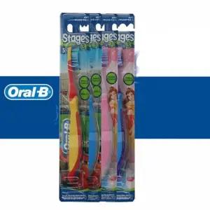 오랄비 어린이칫솔 유아칫솔 3단계 4개