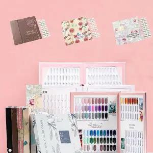 [콩심팥심]아트보드판 네일샵 아트판 120색 네일팁 컬러 전시판 네일전시판