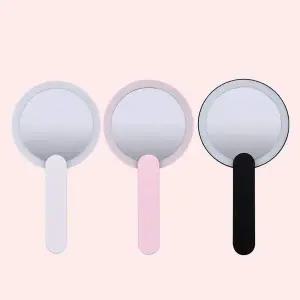 LED 화장 휴대거울 메이크업 손거울 손잡이 조명거울 핸드미러