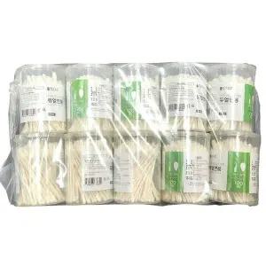 세밀한 귀이개 둥근 솜팁 2가지타입 면봉 120입 10통