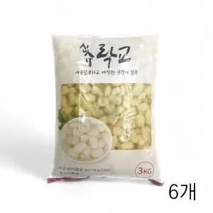 코우인터내셔널 락교 3S 3KG X 6개 일식락교 업소용락교 반찬락교 식당락교