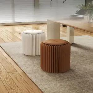 종이 의자 스툴 여행 인테리어 휴대용 간이 접이식 가정용