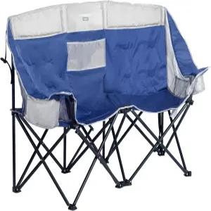써니필 더블 캠핑 러브시트 의자 블루쿨러 접이식 휴대용 공간 절약 사이드 포켓 컵 홀더