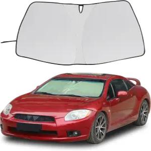 미쓰비시 이클립스 2006 2007 2008 2009 2010 2011을 위한 HIRUFAIT 윈드실드 선쉐이드 전면 유리창