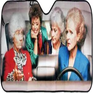 골든 걸스 57 X 28 인치 카 선쉐이드