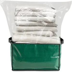 컴팩터 헤비 듀티 보관 가방 야외 보관함이 있는 진공 식사용 방수 및 파티오 의자 쿠션 올인원 솔루션그린