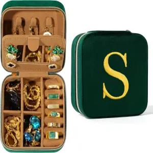 2025 그녀를 위한 졸업 선물 2025년 여성용 초기 여행용 주얼리 케이스 작은 박스 생일 편지 S