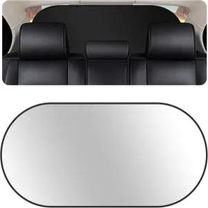 자동차용 백 윈도우 선쉐이드 흡입 컵이 장착된 210T 티타늄 실버 리어 선쉐이드로 실내를 시원하게 유지