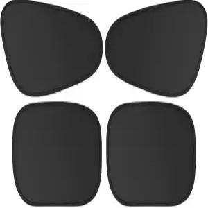 에도팀 자동차 창문 그늘막 정전기 흡착 커버 완전 정전 자외선 차단 일상 여행 가족 캠핑에 적합합니다