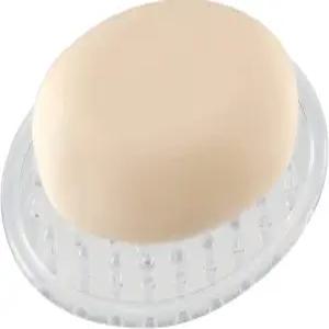 디자인 플라스틱 비누 세이버 욕실 카운터 샤워기 주방용 홀더 트레이 0.5 x 2.25 3.25 2개 세트 투명