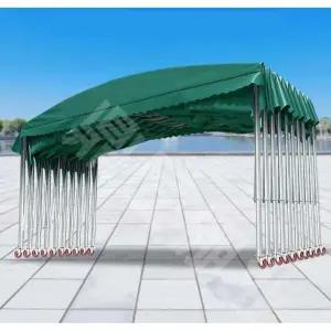 공장 접이식 슬라이딩 어닝 창고 행사장 야외 맞춤제작