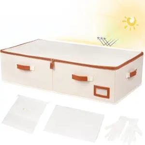 수나미 웨딩드레스 보관함 마이크로파이버 장갑이 있는 대형 그늘막 보존함 20장의 산성 프리 종이 및 가보