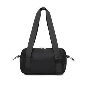 여성용 소형 짐백, 젖은 수납공간이 있는 미니 더플백, 여자 운동 스포츠 여행용 경량 방수 귀여운 토트, 블랙