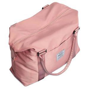 여성 여행 가방, 여성용 위켄더 캐리, 스포츠 짐 운동 더플백, 오버나이트 숄더백 핏 15.6인치 노트북 핑크 라지
