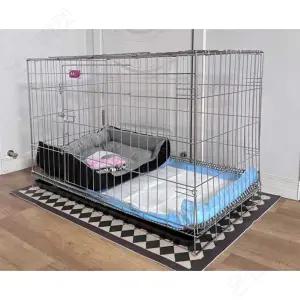 스테인레스 애견 접이식 강아지 대형 동물 보울 스틸