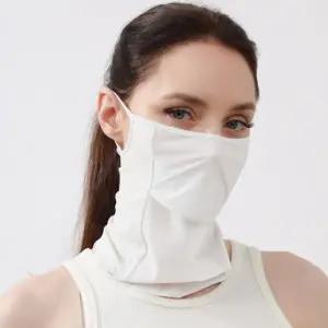 ( )낚시스카프 등산스카프 실키스킨 귀걸이형 쿨 멀티스카프 화이트