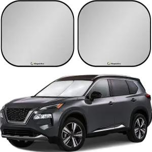 마그넬렉스 윈드실드 선쉐이드 반사 패브릭이 태양을 차단하고 차량을 시원하게 유지해줍니다. 접이식