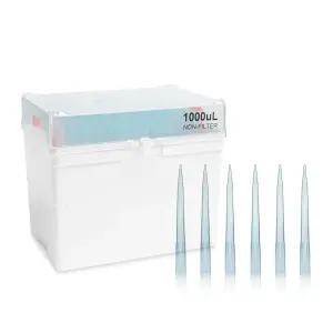 PEKYBIO 1000uL 멸균 피펫 팁96개의 팁/랙 범용 플라스틱 액체 실험실용 일회용 이송