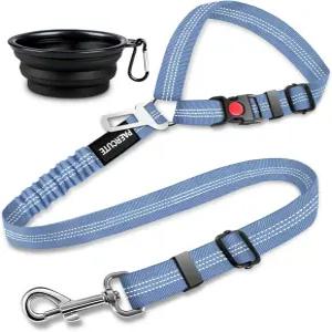 2피스 세트 개 안전벨트 접이식 차량 머리 받침대 구속용 조절 가능한 반려동물 및 위한 탄성 내구성이