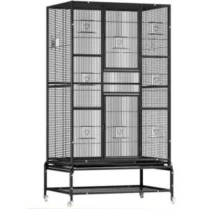 새장 앵무새 하우스 새집 대형 둥지 철제 이동식 가정용 조류용품 케이지