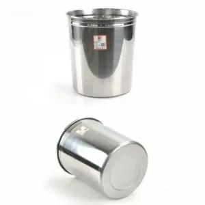 ( )오픈형 다용도 스텐 휴지통 쓰레기통 24x24.5cm 20호