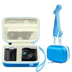 LUMIX ZS99 LX10 ZS80 ZS100 ZS70 ZS200 ZS60 4K 디지털 카메라와 호환되는 LEAYJEEN 카메라 케이스 컴팩트 카메라 블루 케이스 전용