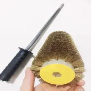 스노우보드 말털 교체 폴리싱 브러시 정비용 나일론 엣징