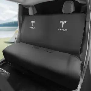 Tesla Model Y 뒷좌석 커버 반려견 보호기 키트 매트 네오프렌 방수 땀 냄새 유출 및 반려동물 방지