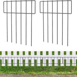 동물 보호 울타리 10팩 정원용 17인치 H X 10피트 L 장식 정원