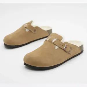 남자 여자 뮬슈즈 겨울 털블로퍼 슬리퍼 방한 신발