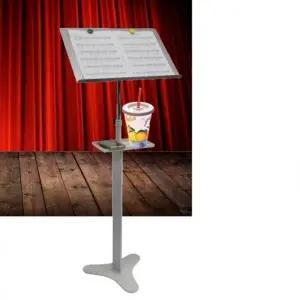 지휘자 악보 보면대 고급 거치대 받침대 스탠드 실버