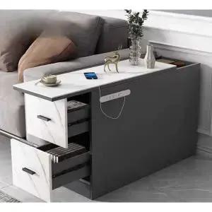 소파 옆 수납 서랍 거실 사이드 수납장 블 이동식 서랍장 보관함