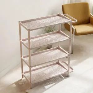 ( )4단 사무실 현관 원룸 다용도 신발정리대 거치대 오피스 다용도실