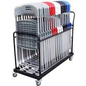 접이식의자 의자 이동 보관함 카트 운반 보관대 행사용