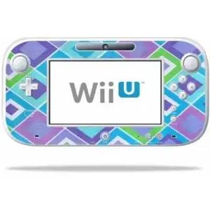 닌텐도 Wii U 게임패드 컨트롤러 랩 스티커 스킨 파스텔 아가일과 호환되는 마이티스킨
