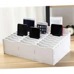 (타입 24칸)데스크 테이블 핸드폰 멀티 리모컨 수납함 정리함 다용도