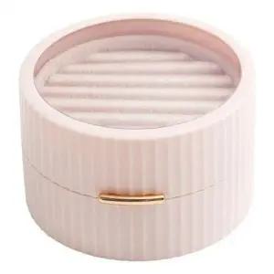 원형 액세서리 수납 케이스 보석 정리함 보석함 주얼리함 액세서리함 미니 수납함 휴대용