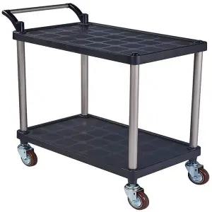 [알티피아]카트 서빙카 회색 소폭 2단 바퀴 플라스틱 대