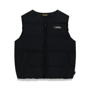내셔널지오그래픽 키즈 K254UDV910 헤론 경량 구스 점퍼 베스트 CAR본 BLACK 435871