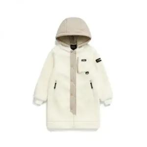 내셔널지오그래픽 키즈 K234UFJ030 우븐배색 롱 플리스 자켓 IVORY 436794
