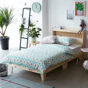 파로마 네오 평상형 LED 통마루 침대 프레임 SS NES116