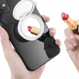 Linkvu 미니 손거울 슬라이드 탈부착식 폰톡 거치대