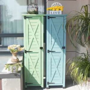 야외용 간이 창고 자전거보관함 농막 농기구 야외 수납함