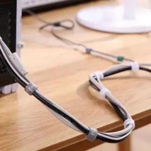 케이블 1개입 선정리 타이 컴퓨터 5m 찍찍이