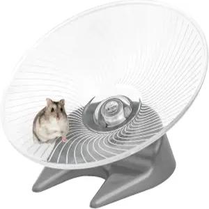 사일런트 햄스터 운동 휠 - 저빌 마우스 또는 기타 작은 동물을 위한 조절 가능한 스탠드가 있는 조용한