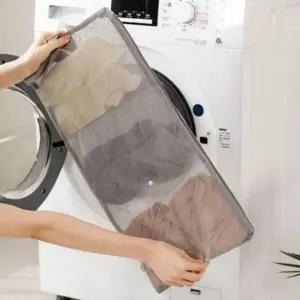 빨래망 세탁 바구니 접이식 수납 가방