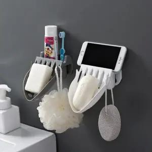 다용도 부착식 비누걸이 정리 치약꽂이 대 욕실 용품 걸이 비누 홀더 받침
