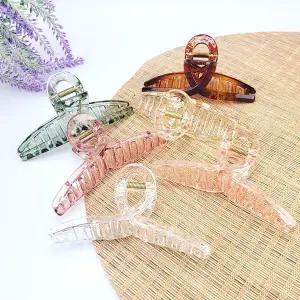 꼬임 헤어 집게 머리핀 집게핀 6종