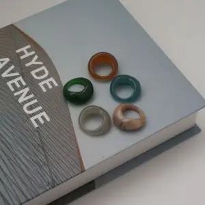 귀찌 구김 마블링 이어커프 호마이카 빈티지 링 반지