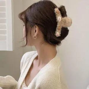 털집게핀 소녀 포인트핀 왕집게핀 뽀글이집게핀